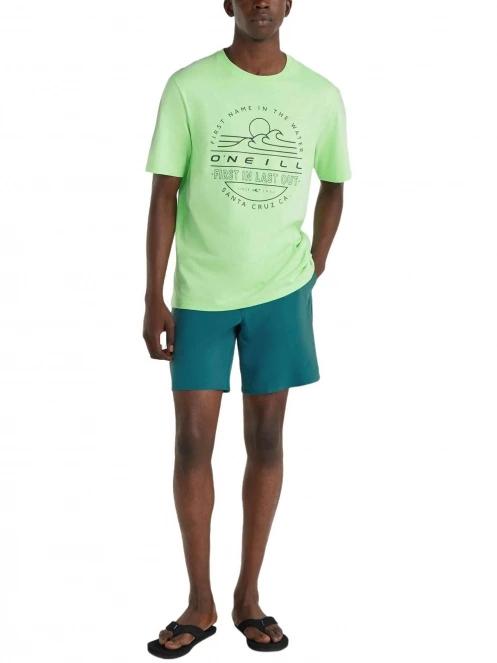 O'Neill Jack O'Neill Muir T-Shirt férfi rövid ujjú póló zöld színben 4