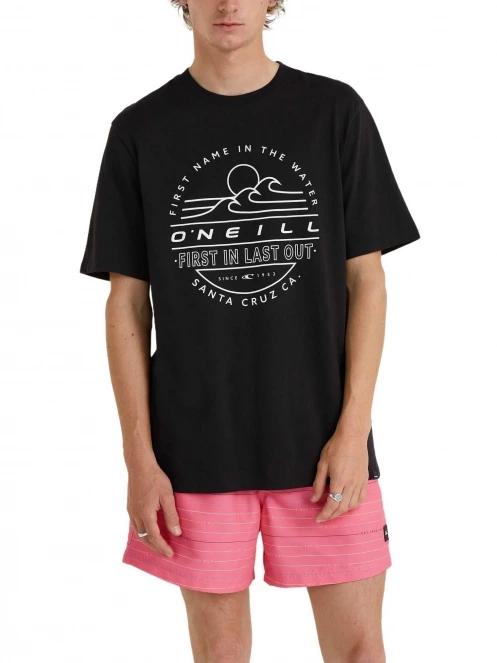 O'Neill Jack O'Neill Muir T-Shirt férfi rövid ujjú póló fekete színben 2