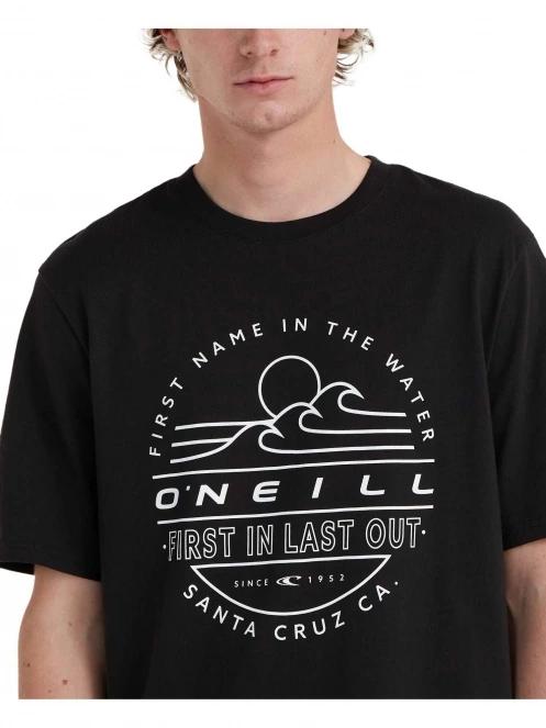 O'Neill Jack O'Neill Muir T-Shirt férfi rövid ujjú póló fekete színben 5
