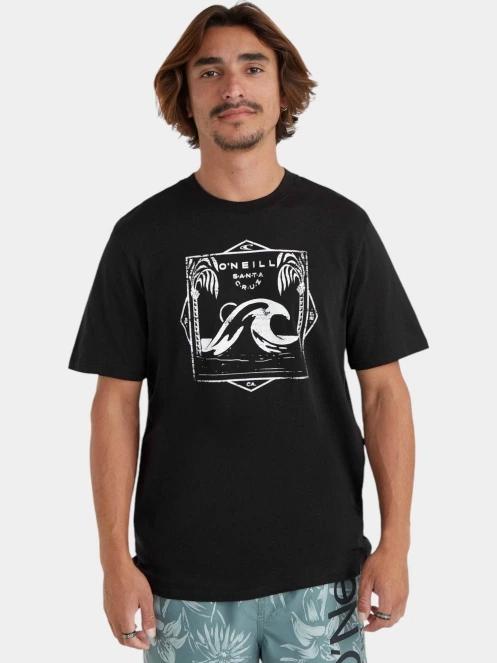 O'Neill Mix & Match Wave T-Shirt férfi rövid ujjú póló fekete színben 2