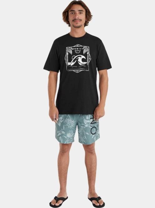 O'Neill Mix & Match Wave T-Shirt férfi rövid ujjú póló fekete színben 4