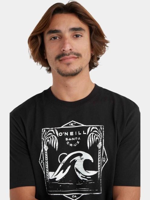 O'Neill Mix & Match Wave T-Shirt férfi rövid ujjú póló fekete színben 5