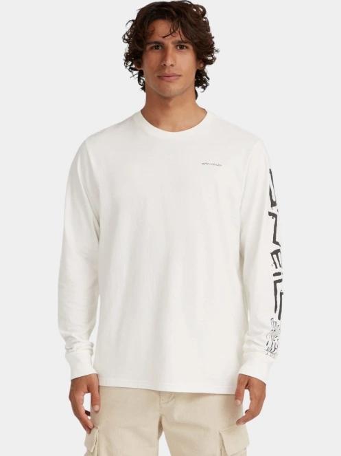 O'Neill Surf Heroes L/Slv T-Shirt férfi hosszú ujjú póló fehér színben 2