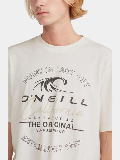 O'Neill O'Neill TRVLR Series Cali Wave T-Shirt férfi rövid ujjú póló fehér színben 4