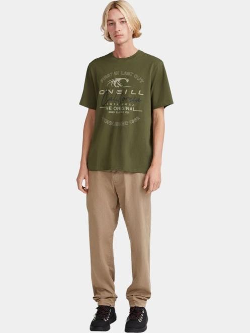 O'Neill O'Neill TRVLR Series Cali Wave T-Shirt férfi rövid ujjú póló zöld színben 5