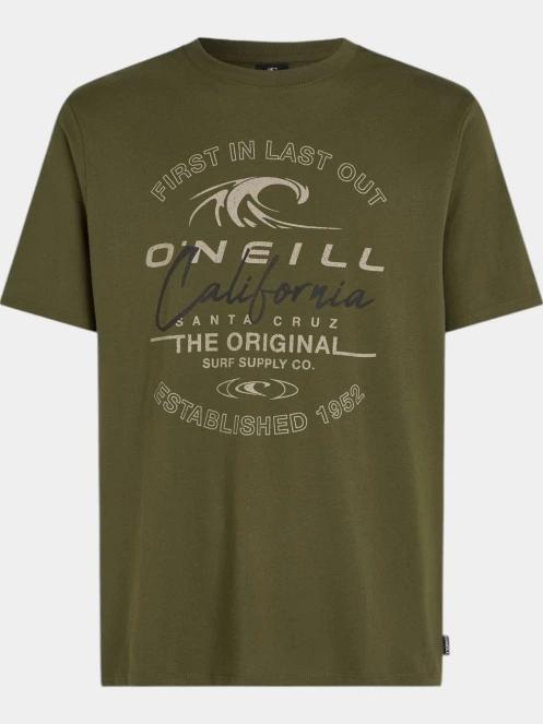O'Neill O'Neill TRVLR Series Cali Wave T-Shirt férfi rövid ujjú póló zöld színben 6