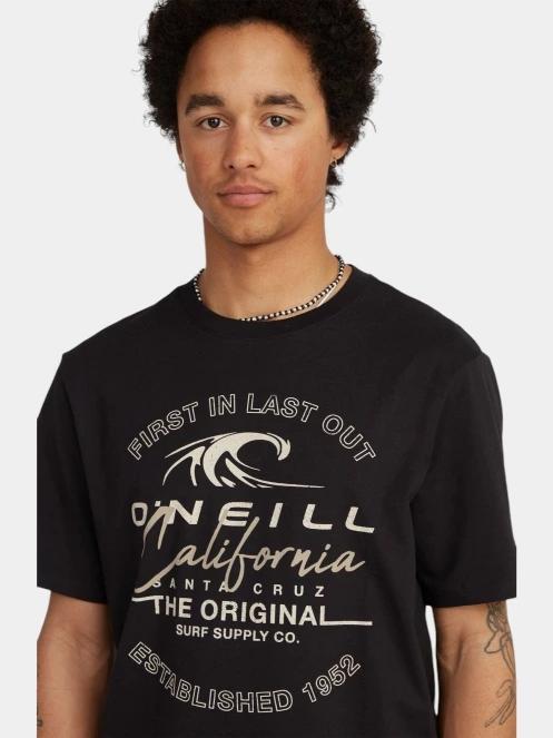 O'Neill O'Neill TRVLR Series Cali Wave T-Shirt férfi rövid ujjú póló fekete színben 4