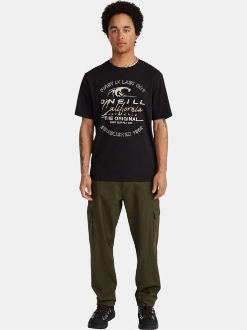 O'Neill O'Neill TRVLR Series Cali Wave T-Shirt férfi rövid ujjú póló fekete színben 5