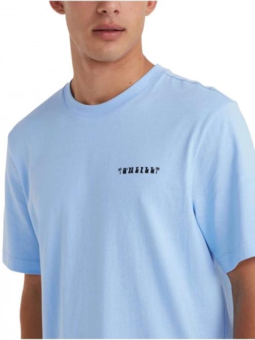 O'Neill O'Neill Beach Graphic T-Shirt férfi rövid ujjú póló világoskék színben 5