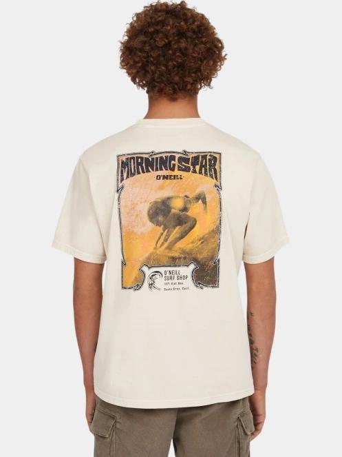 O'Neill O'Riginals 70'S Graphic T-Shirt férfi rövid ujjú póló homok színben 3