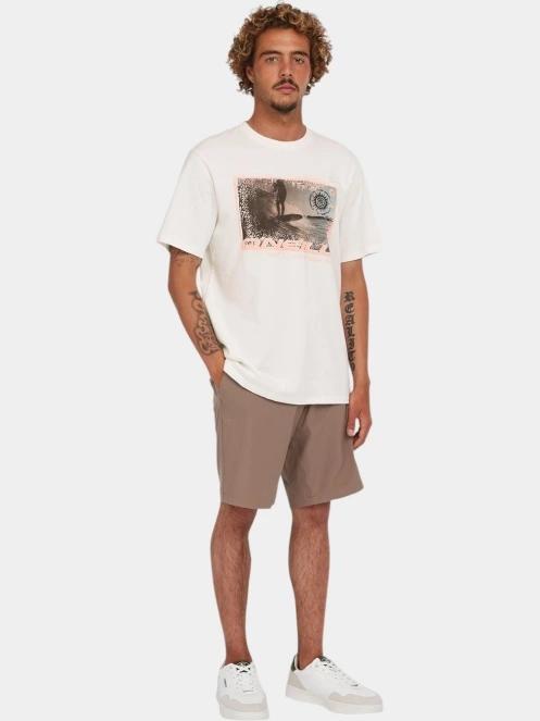 O'Neill O'Neill Photo Print T-Shirt férfi rövid ujjú póló fehér színben 4