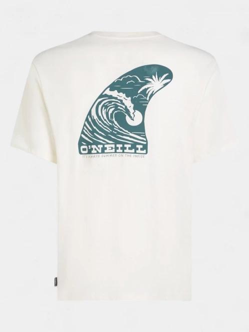 O'Neill Global T-Shirt férfi rövid ujjú póló fehér színben 6