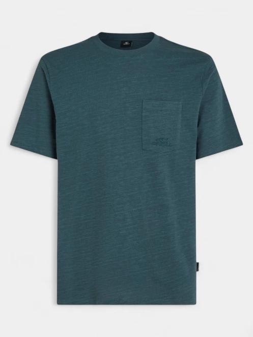 O'Neill O'Neill Chest Pocket T-Shirt férfi rövid ujjú póló zöld színben 6