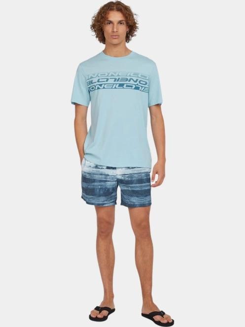 O'Neill O'Neill Stripe T-Shirt férfi rövid ujjú póló zöld színben 4