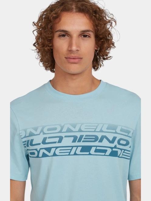 O'Neill O'Neill Stripe T-Shirt férfi rövid ujjú póló zöld színben 5