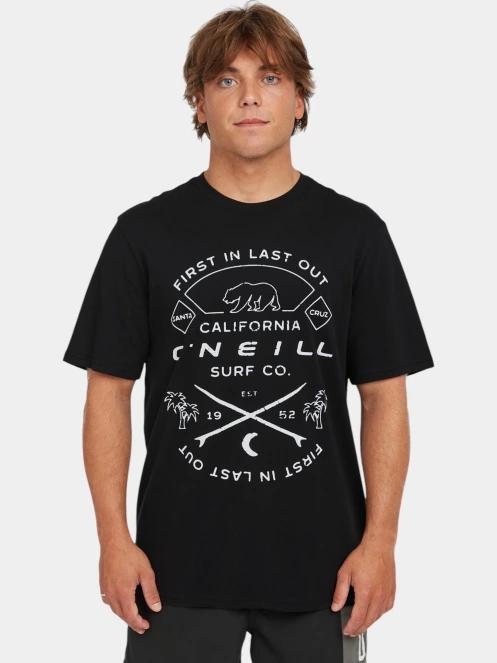 O'Neill Jack O'Neill Muir T-Shirt férfi rövid ujjú póló fekete színben 2