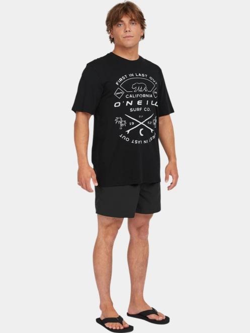 O'Neill Jack O'Neill Muir T-Shirt férfi rövid ujjú póló fekete színben 4