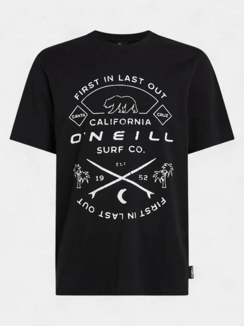 O'Neill Jack O'Neill Muir T-Shirt férfi rövid ujjú póló fekete színben 6