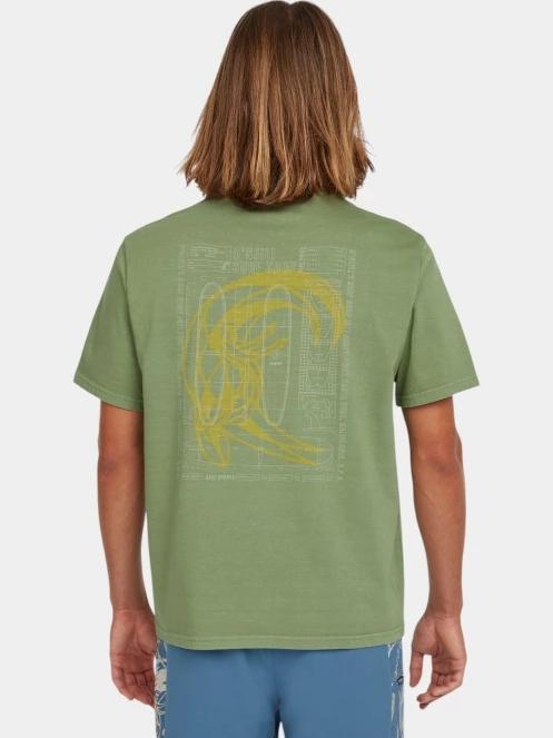 O'Neill O'Riginals Morning Star T-Shirt férfi rövid ujjú póló zöld színben 3