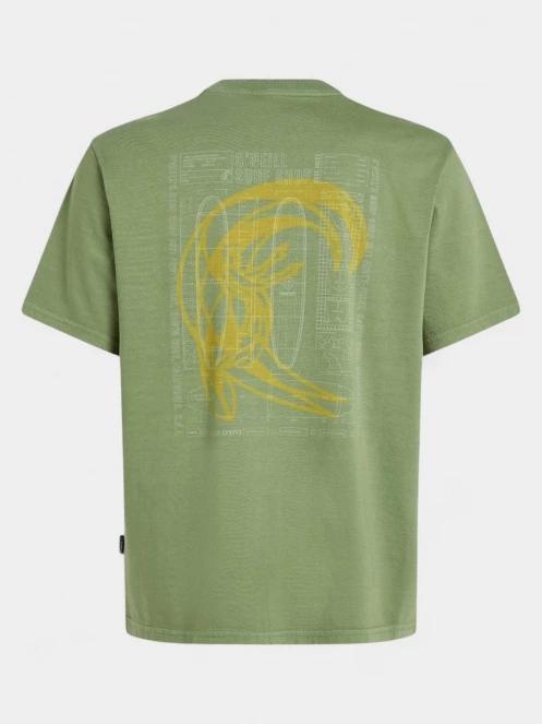 O'Neill O'Riginals Morning Star T-Shirt férfi rövid ujjú póló zöld színben 7