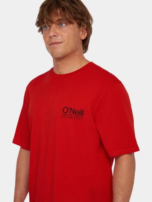 O'Neill Original Cali Logo T-Shirt férfi rövid ujjú póló piros színben 5