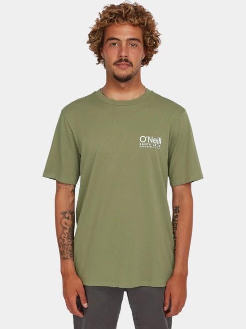 O'Neill Original Cali Logo T-Shirt férfi rövid ujjú póló zöld színben 2