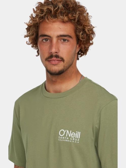 O'Neill Original Cali Logo T-Shirt férfi rövid ujjú póló zöld színben 5