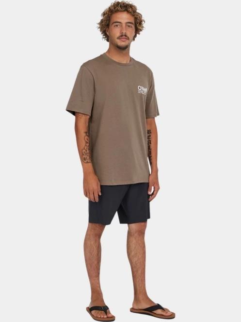 O'Neill Original Cali Logo T-Shirt férfi rövid ujjú póló oliva színben 4