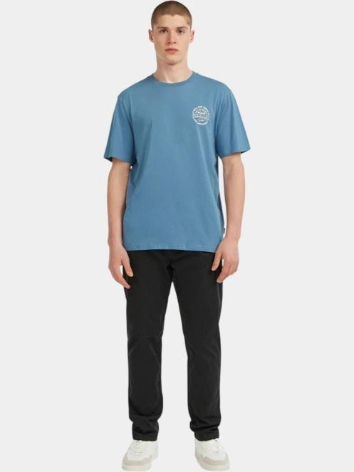 O'Neill O'Neill Chest Print T-Shirt férfi rövid ujjú póló kék színben 4