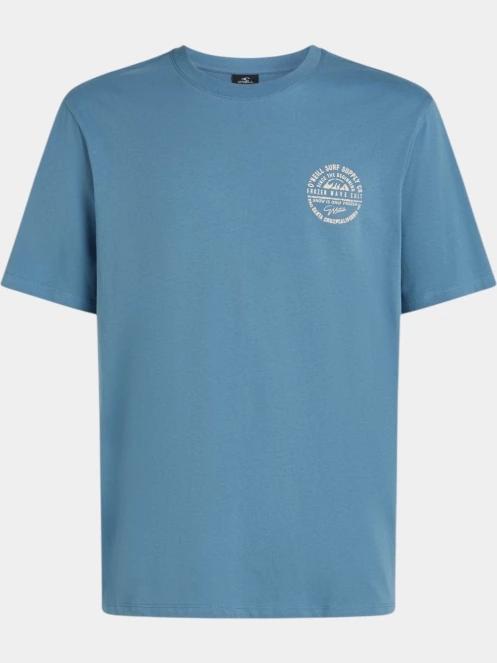 O'Neill O'Neill Chest Print T-Shirt férfi rövid ujjú póló kék színben 6