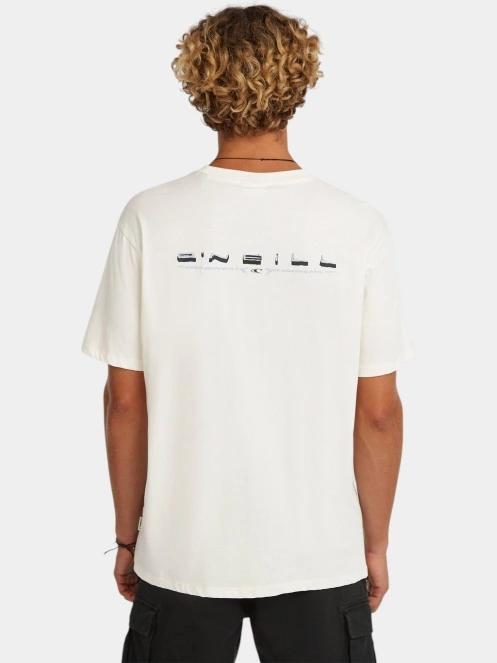 O'Neill O'Neill Retro Back Print T-Shirt férfi rövid ujjú póló fehér színben 3