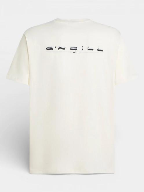 O'Neill O'Neill Retro Back Print T-Shirt férfi rövid ujjú póló fehér színben 7