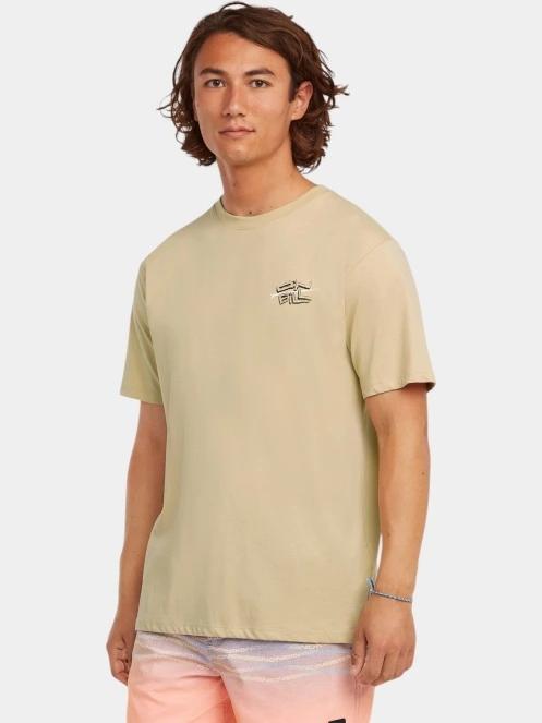 O'Neill O'Neill Retro Back Print T-Shirt férfi rövid ujjú póló homok színben 2