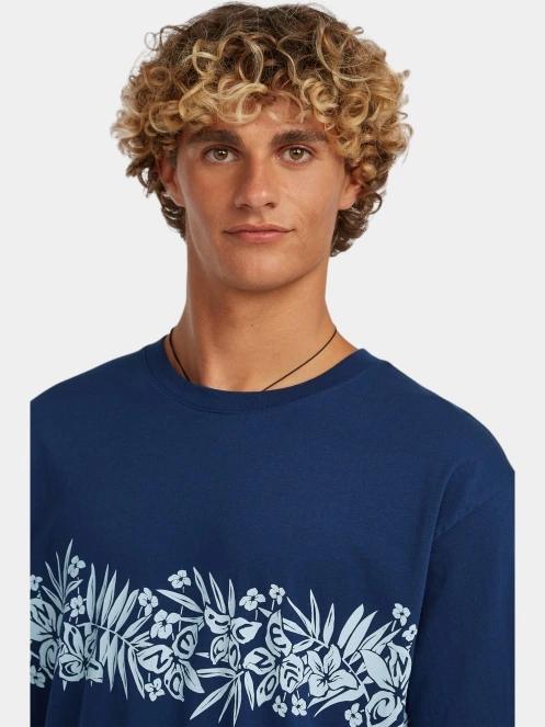 O'Neill O'Neill Uni Flower T-Shirt férfi rövid ujjú póló sötétkék színben 5
