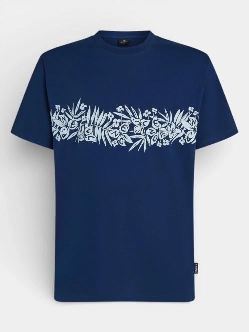 O'Neill O'Neill Uni Flower T-Shirt férfi rövid ujjú póló sötétkék színben 6