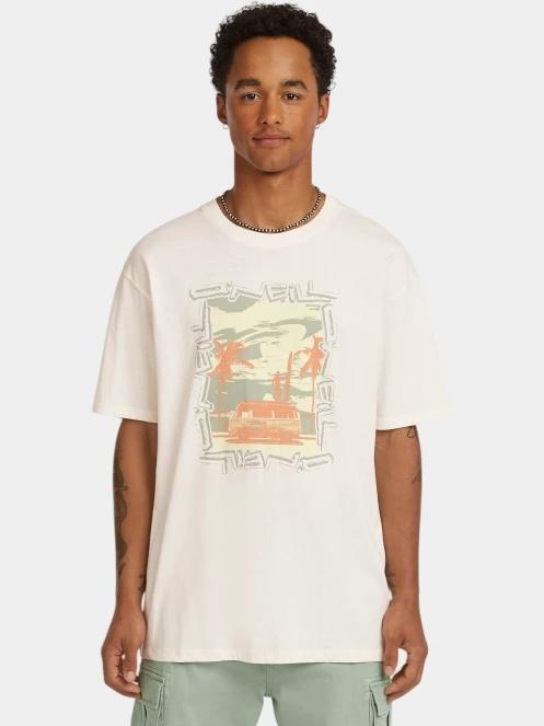 O'Neill O'Neill Photo Front Print T-Shirt férfi rövid ujjú póló fehér színben 2
