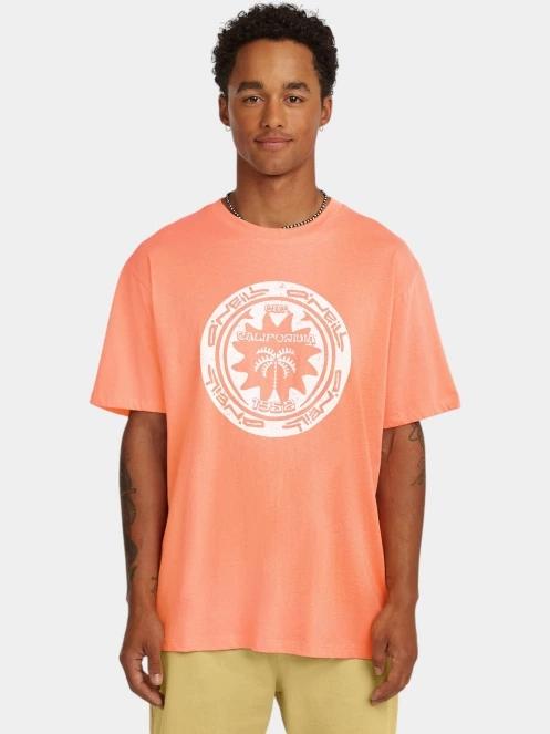 O'Neill O'Neill Musthave Graphic T-Shirt férfi rövid ujjú póló narancssárga színben 2