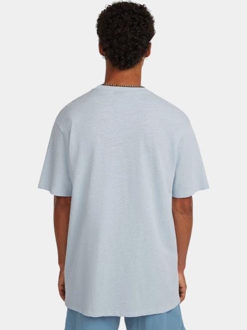 O'Neill O'Neill Slub Chest Pocket T-Shirt férfi rövid ujjú póló világoskék színben 4