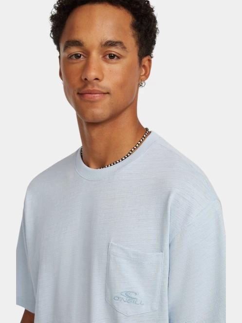 O'Neill O'Neill Slub Chest Pocket T-Shirt férfi rövid ujjú póló világoskék színben 5