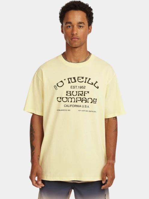 O'Neill O'Neill Muir T-Shirt férfi rövid ujjú póló sárga színben 2