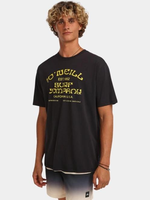 O'Neill O'Neill Muir T-Shirt férfi rövid ujjú póló fekete színben 2
