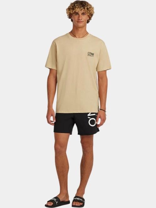 O'Neill O'Riginals Cali T-Shirt férfi rövid ujjú póló homok színben 4