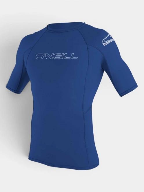 O'Neill Basic Skins S/S Rash Guard férfi rövid ujjú lycra kék színben 2