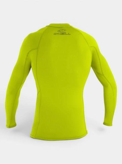 O'Neill Basic Skins L/S Rash Guard férfi hosszú ujjú lycra zöld színben 3