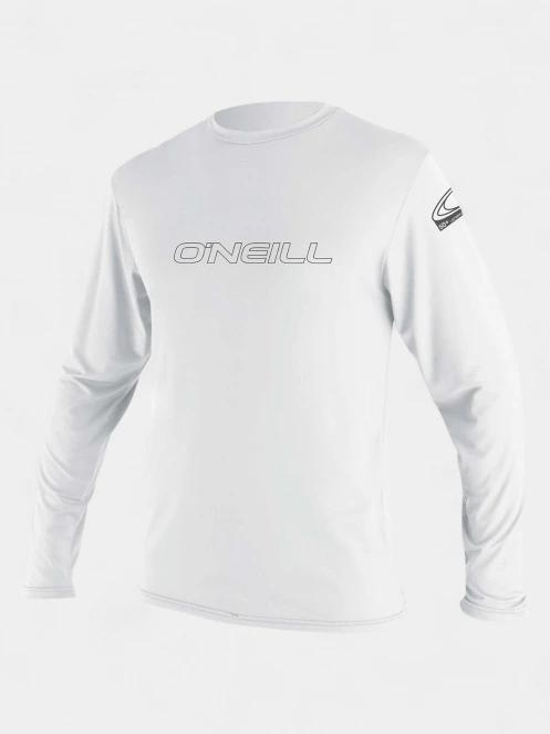 O'Neill Basic Skins L/S Sun Shirt férfi hosszú ujjú lycra fehér színben 2