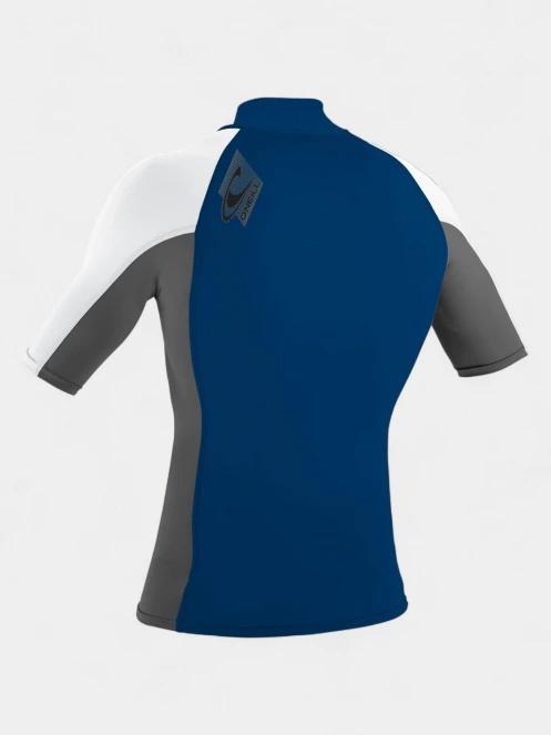 O'Neill Premium Skins S/S Turtleneck Rash Guard férfi rövid ujjú lycra kék színben 3