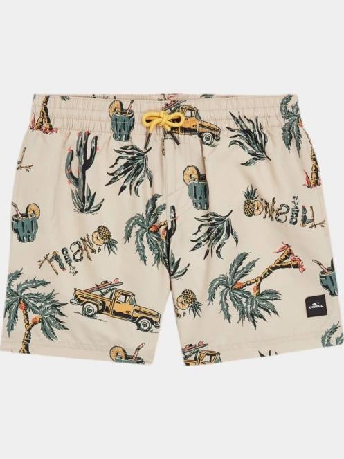 O'Neill Mix & Match Cali Print 13'' Swim Shorts fürdőnadrág homok színben 6