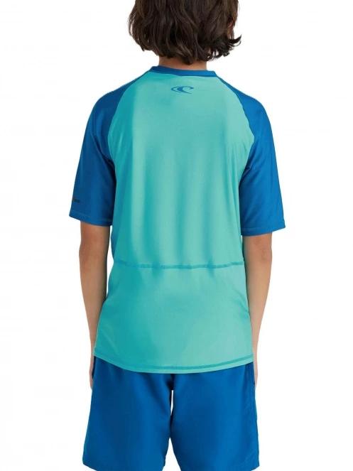 O'Neill Essentials Cali S/Slv Skins rövid ujjú lycra világoskék színben 4