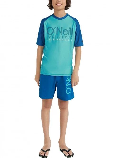O'Neill Essentials Cali S/Slv Skins rövid ujjú lycra világoskék színben 5