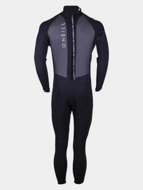 O'Neill Reactor-2 3/2 Back Zip Full férfi hosszú ujjú neoprén ruha szürke színben 3